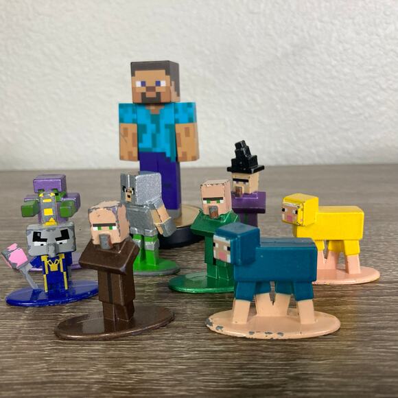 Minecraft Nano Metalfigs Jada Toys Die-Cast Figure Collection Set‎ - Picture 3 of 11
